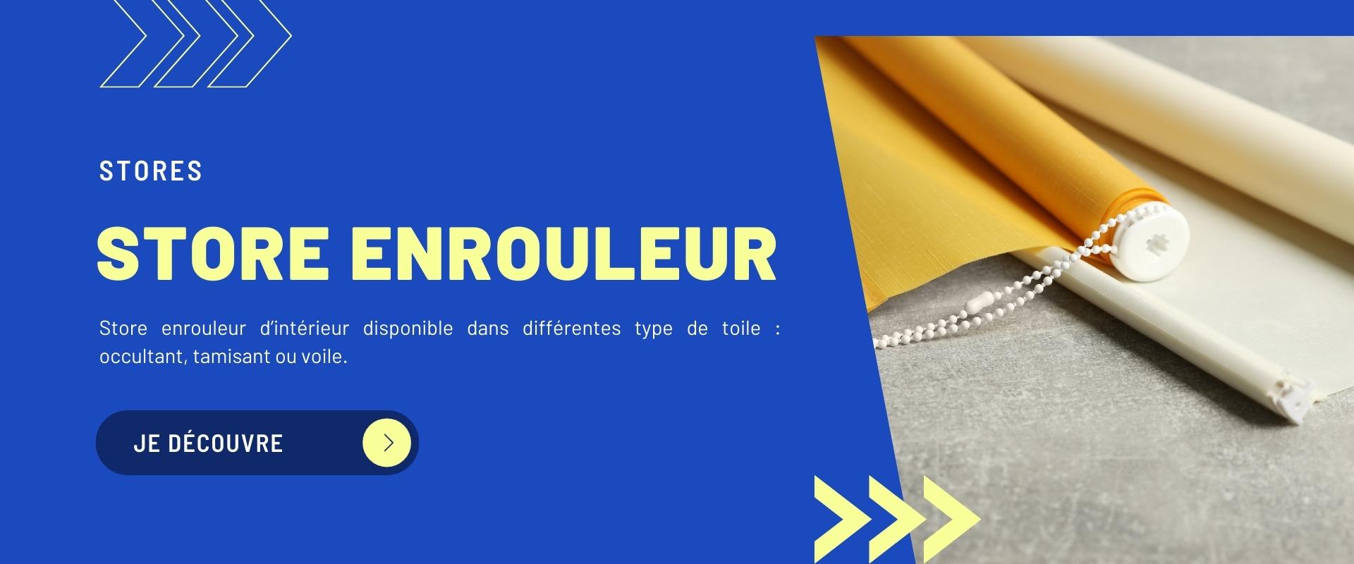 banniere store intérieur sur mesure 